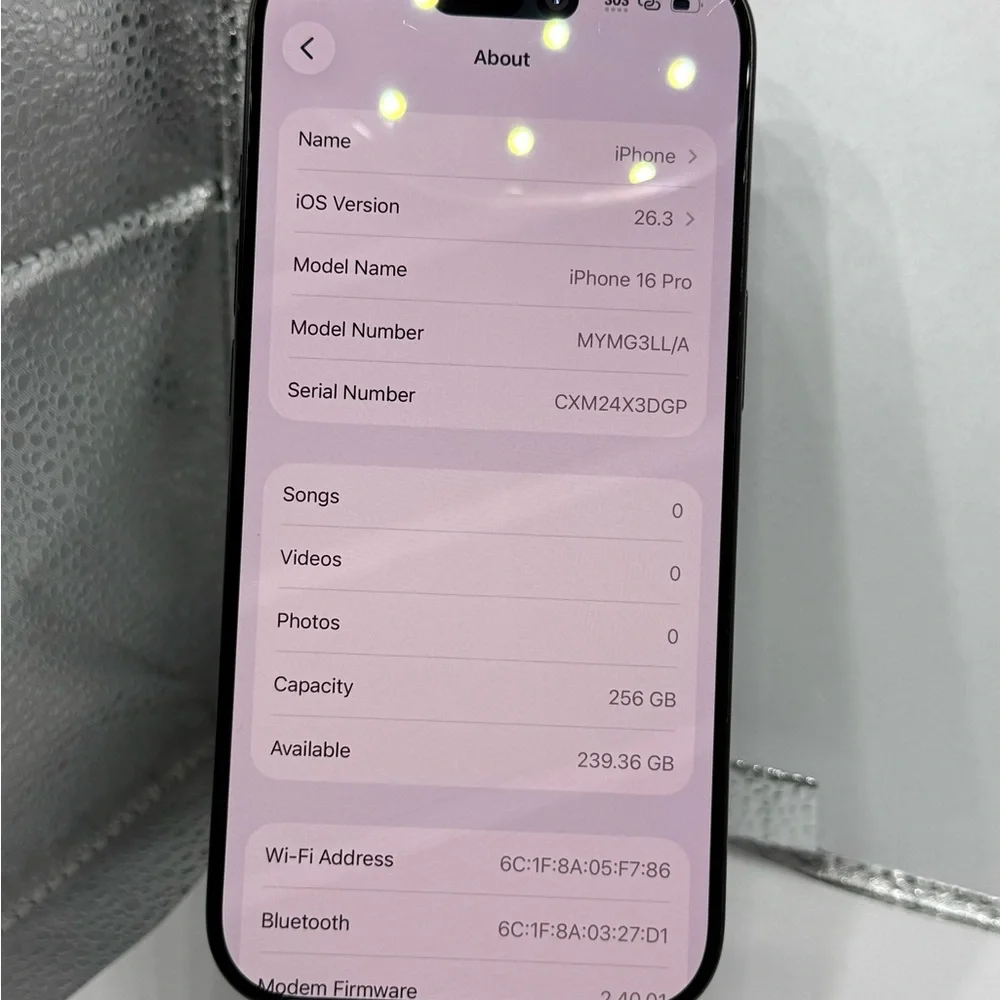 Apple iPhone 16 pro 256gb unlocked